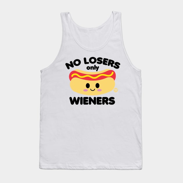 NO LOSERS Tank Top by toddgoldmanart